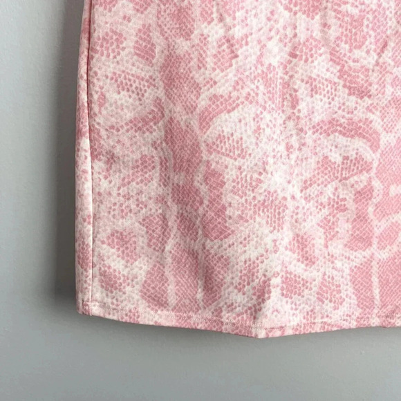 Nancy Ganz 34B Pink Snakeprint Body Slimmer Shapewear Vintage 90s Slimming - Picture 3 of 5